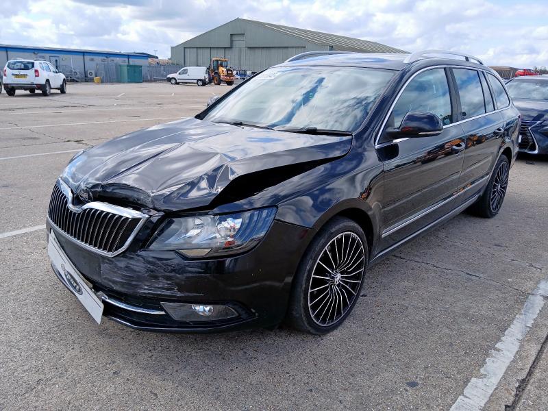2014 SKODA SUPERB ELEGANCE TDI CR S-  for sale at Copart NEWBURY