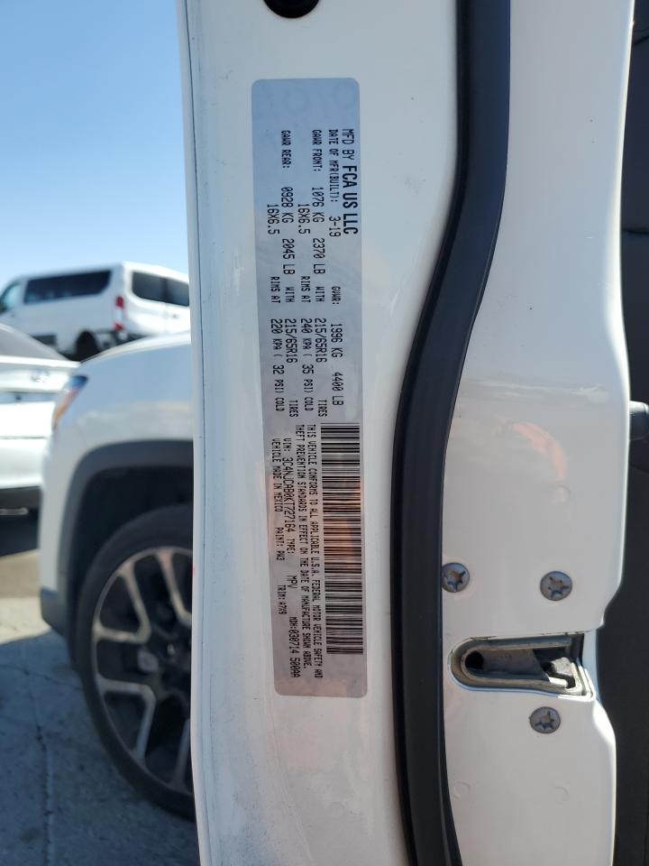 2019 Jeep Compass Sport VIN: 3C4NJCAB0KT727164 Lot: 81289585