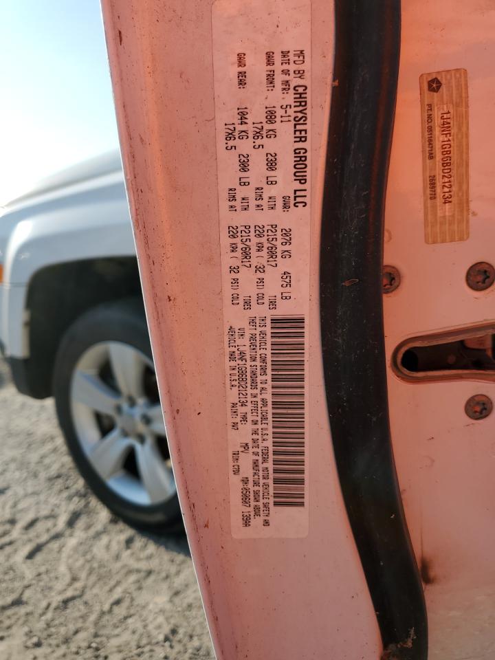 2011 Jeep Patriot Sport VIN: 1J4NF1GB6BD212134 Lot: 71450175