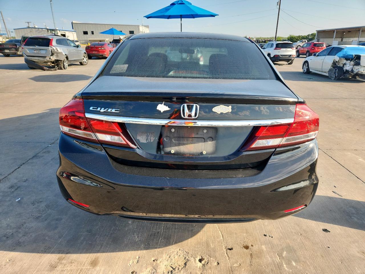 2013 Honda Civic Lx VIN: 2HGFB2F56DH595250 Lot: 71548005