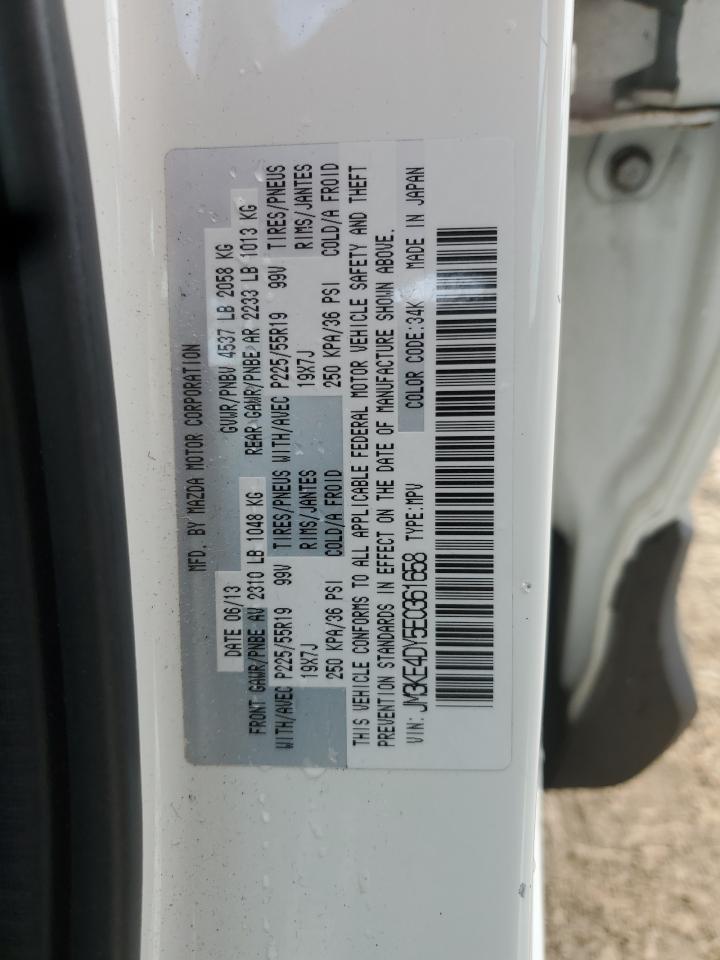 2014 Mazda Cx-5 Gt VIN: JM3KE4DY5E0361658 Lot: 81447555