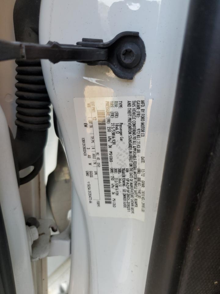 2013 Ford Focus Se VIN: 1FADP3F29DL208251 Lot: 81497495