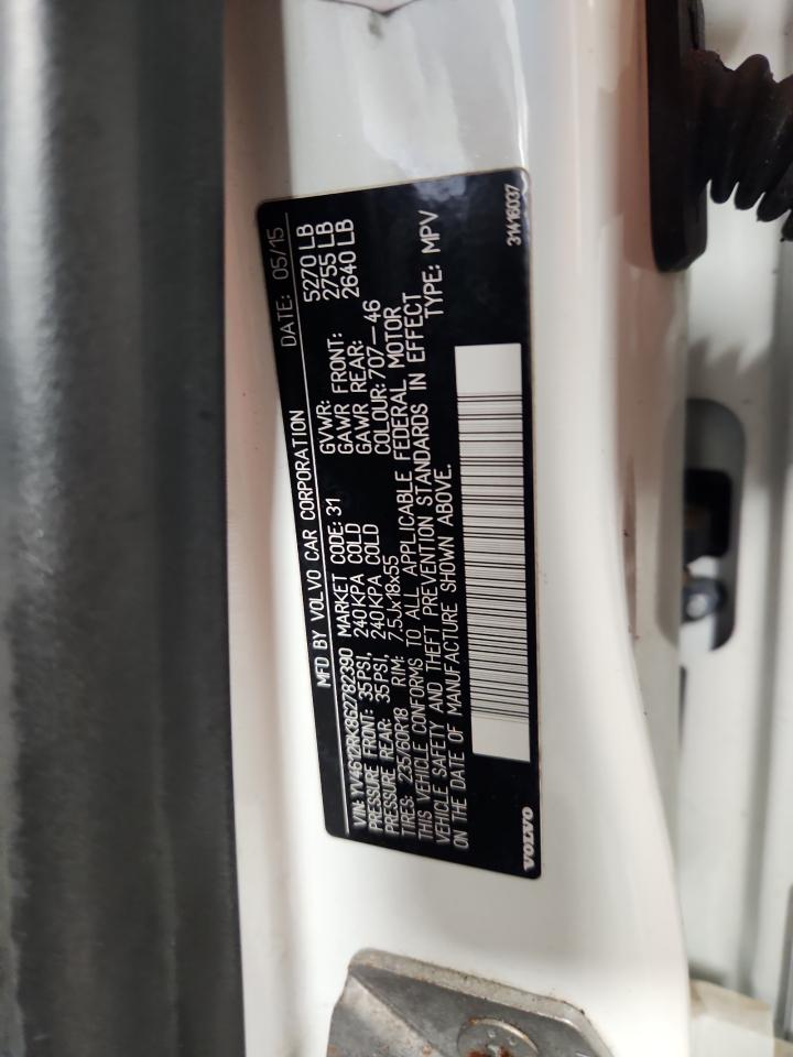 2016 Volvo Xc60 T5 Premier VIN: YV4612RK8G2782390 Lot: 80553585