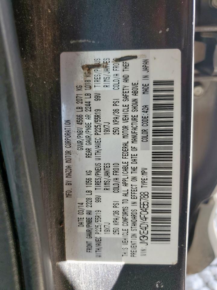 2015 Mazda Cx-5 Gt VIN: JM3KE4DY4F0455788 Lot: 81728765