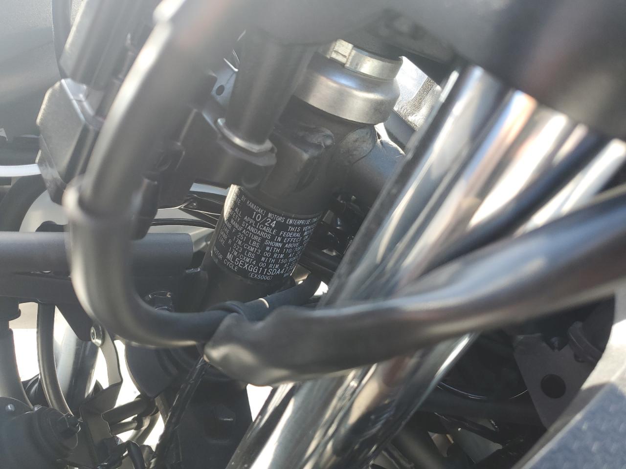 2025 Kawasaki Ex500 VIN: ML5EXGG11SDA47748 Lot: 81680445