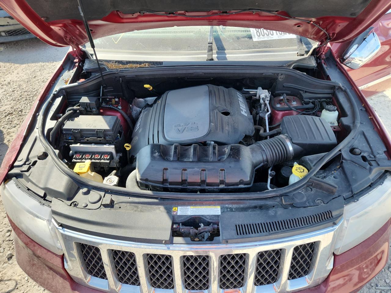 2012 Jeep Grand Cherokee Overland VIN: 1C4RJFCT4CC112879 Lot: 80381625