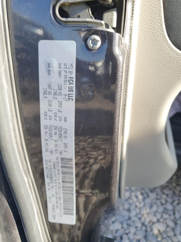 2017 Dodge Grand Caravan Sxt VIN: 2C4RDGCG9HR865242 Lot: 81725265