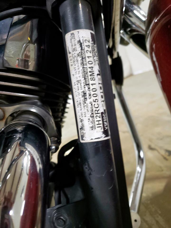 2008 Honda Vt750 C VIN: JH2RC50018M401242 Lot: 84381495