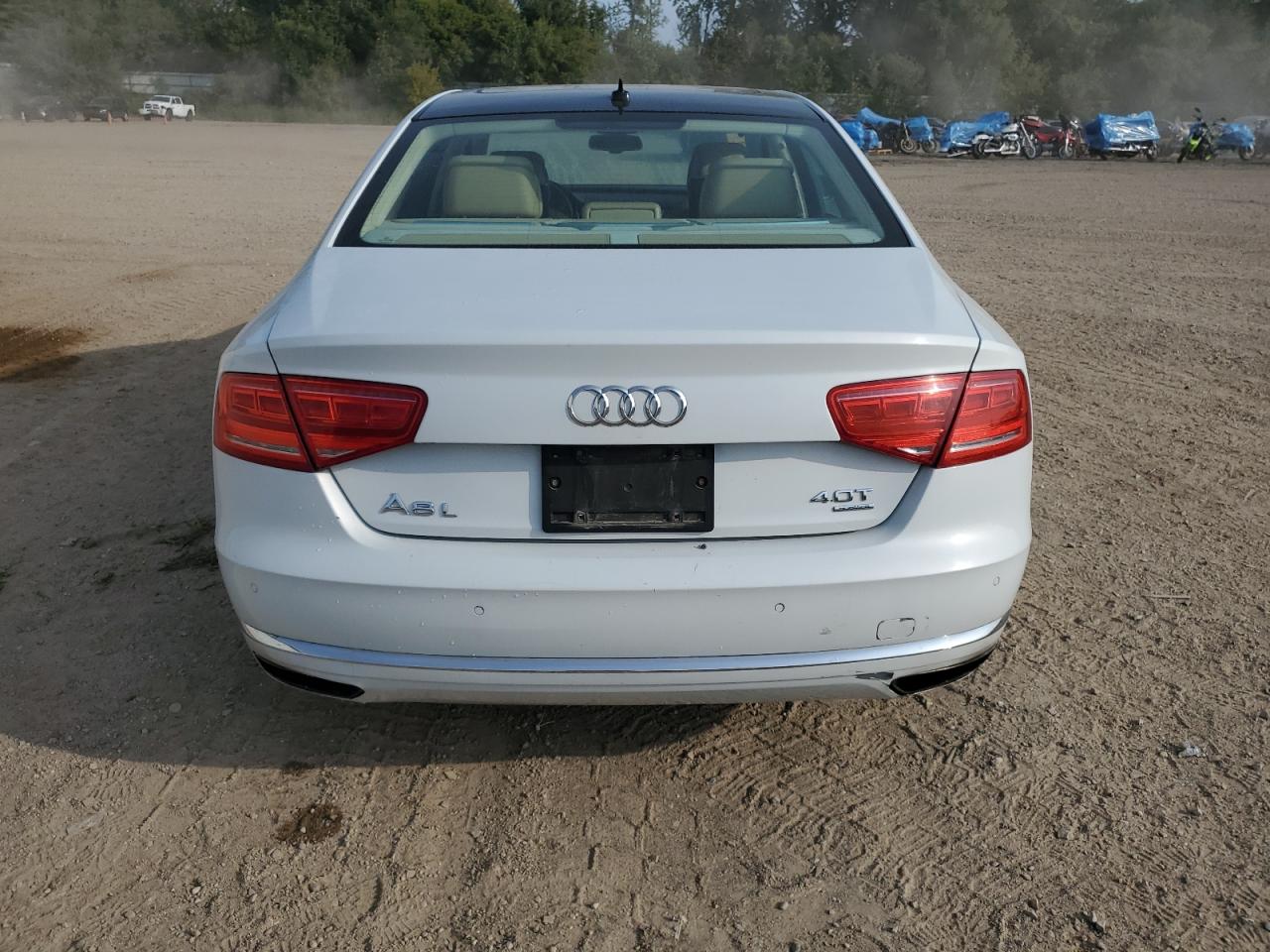 2014 Audi A8 L Quattro VIN: WAUR2AFDXEN003870 Lot: 71803015