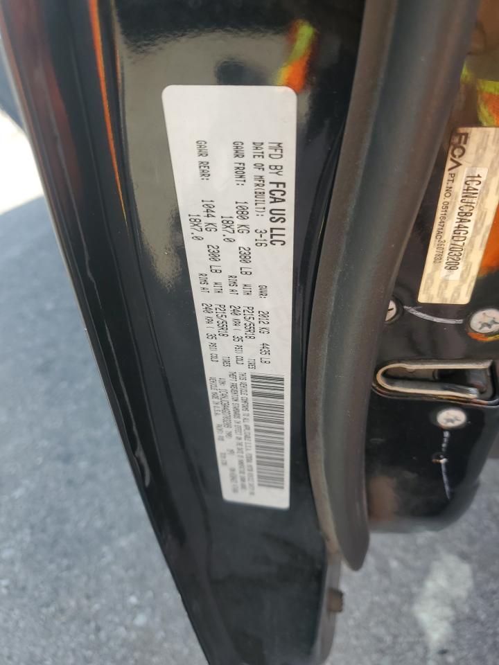 2016 Jeep Compass Sport VIN: 1C4NJCBA4GD703209 Lot: 84545245