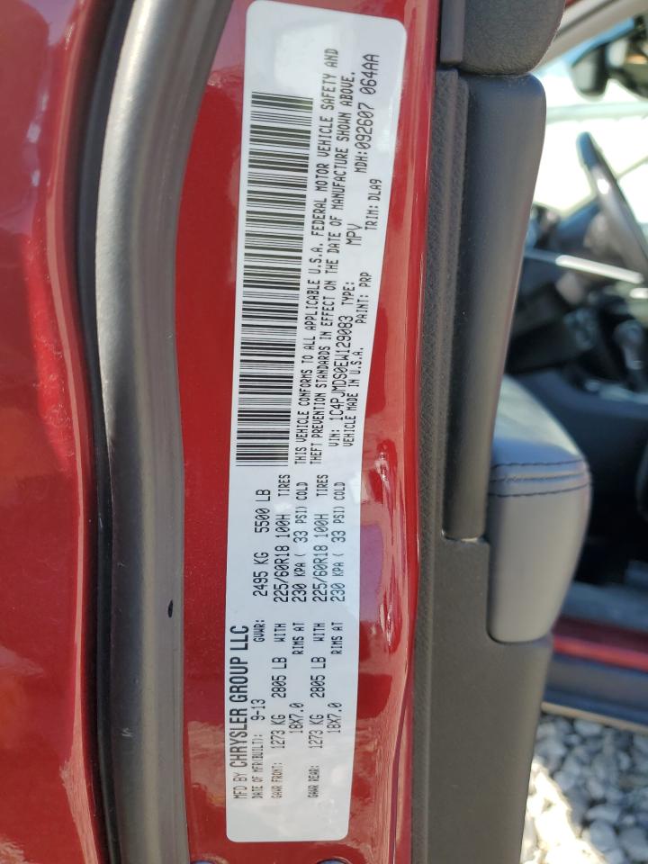 2014 Jeep Cherokee Limited VIN: 1C4PJMDS0EW129083 Lot: 81837305