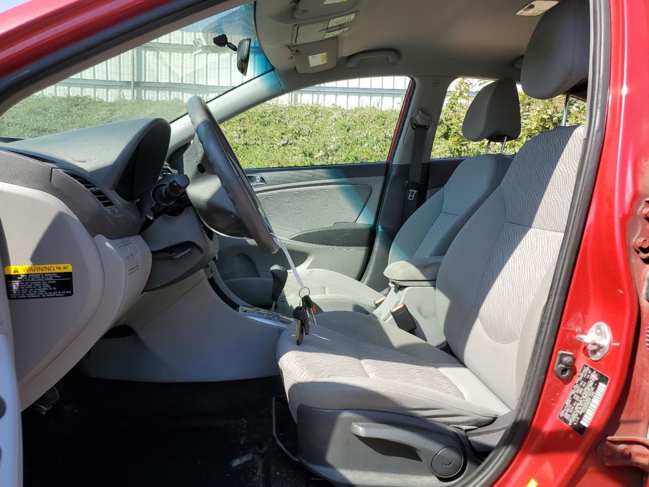 2014 Hyundai Accent Gls VIN: KMHCU4AE9EU742136 Lot: 80188475