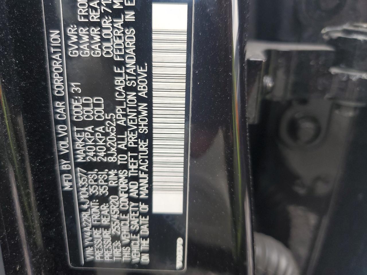 2018 Volvo Xc60 T6 Inscription VIN: YV4A22RL4J1043577 Lot: 71366905