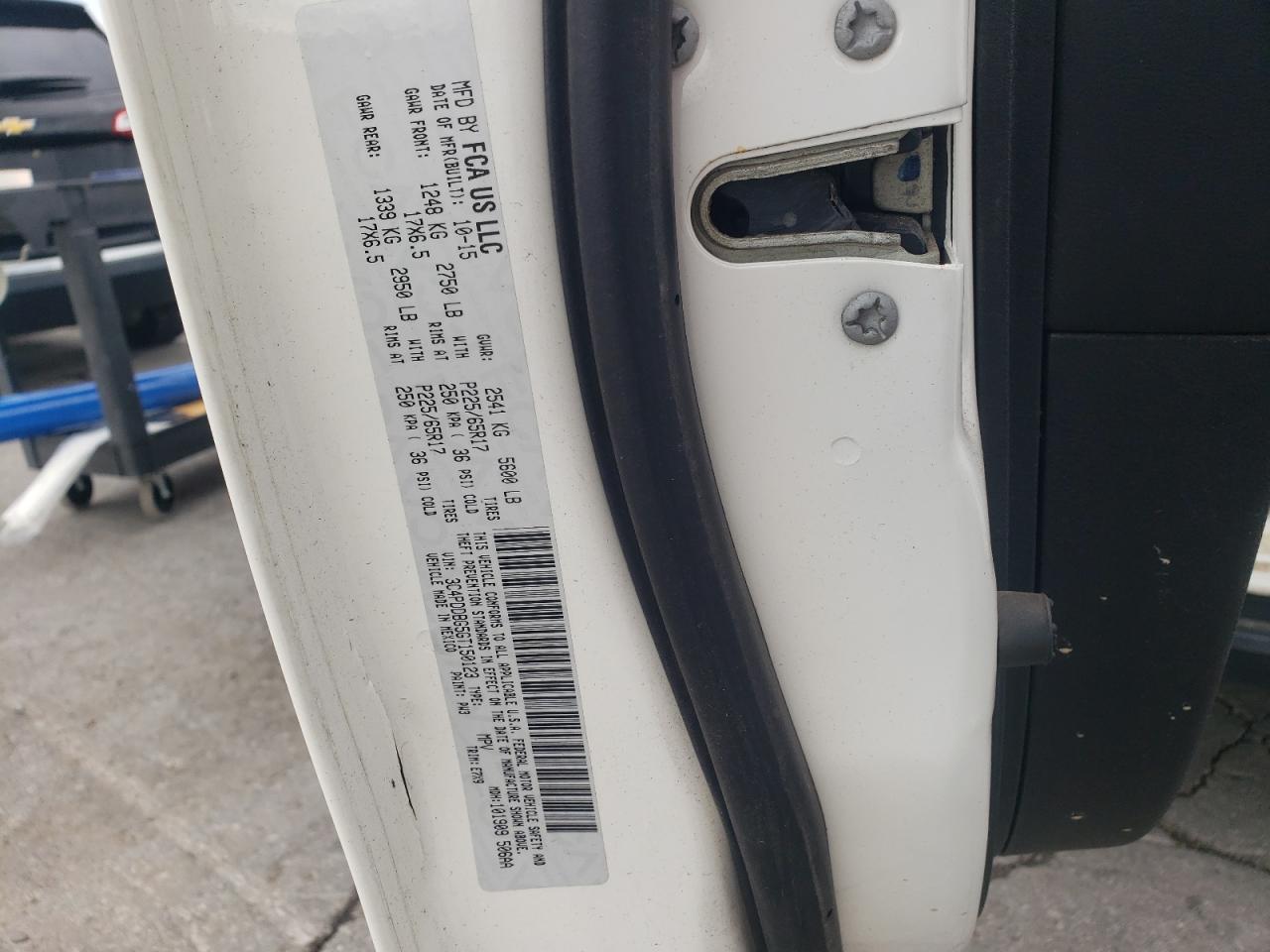 2016 Dodge Journey Sxt VIN: 3C4PDDBG5GT150123 Lot: 83823065