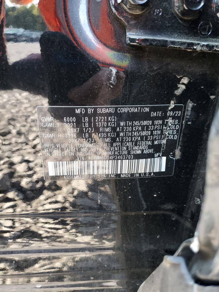 2023 Subaru Ascent Limited VIN: 4S4WMAUD4P3463703 Lot: 71776925