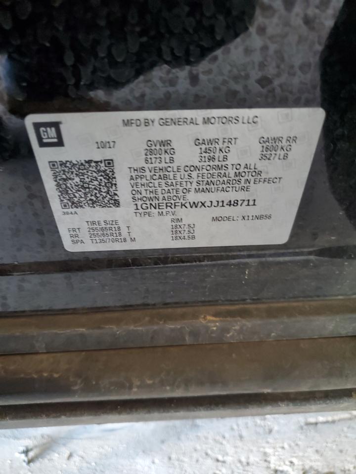 2018 Chevrolet Traverse Ls VIN: 1GNERFKWXJJ148711 Lot: 83871185