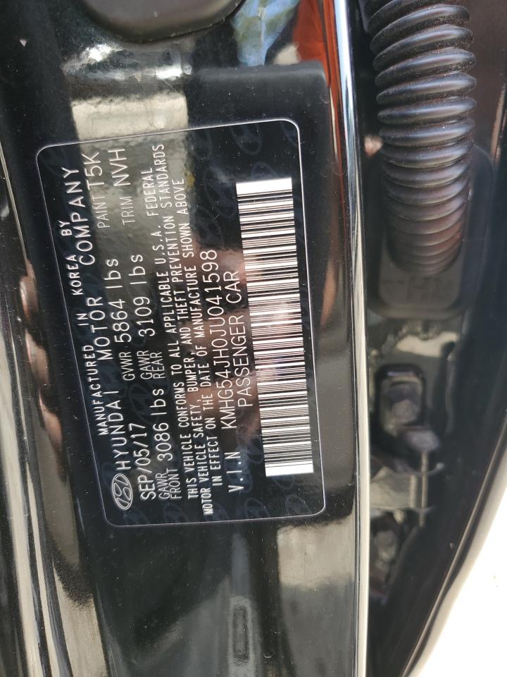 2018 Genesis G90 Ultimate VIN: KMHG54JH0JU041598 Lot: 81506515