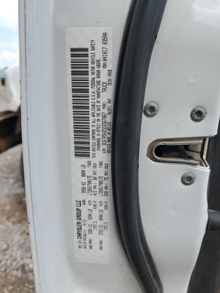 2013 Ram 2500 St VIN: 3C6TR5H25DG567867 Lot: 70459435