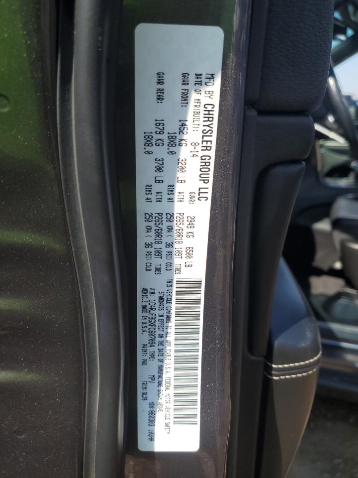 2015 Jeep Grand Cherokee Limited VIN: 1C4RJFBGXFC607094 Lot: 81818565