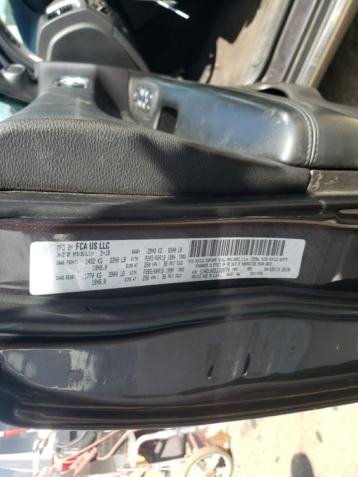 2018 Dodge Durango Sxt VIN: 1C4RDJAG9JC329776 Lot: 80573145