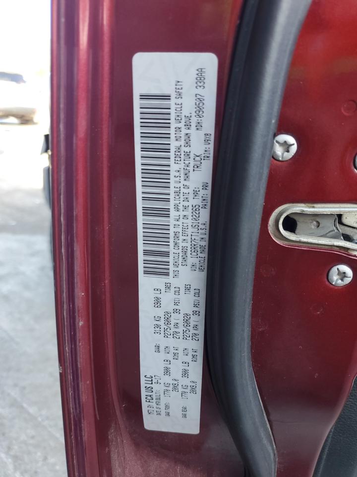 2018 Ram 1500 St VIN: 1C6RR7FT1JS102265 Lot: 84623045