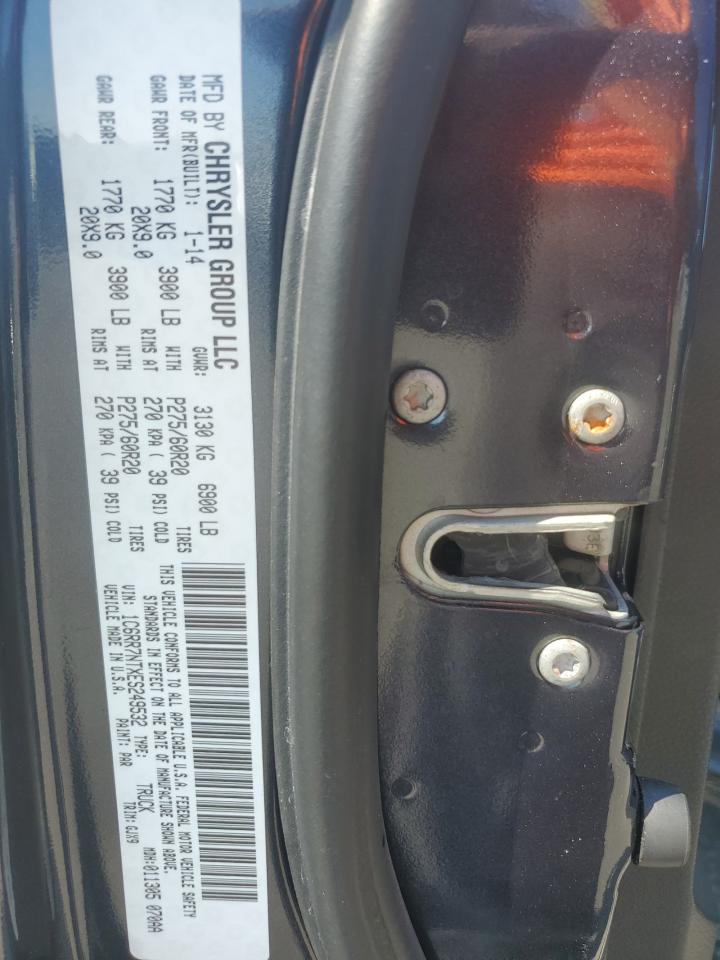 2014 Ram 1500 Laramie VIN: 1C6RR7NTXES249532 Lot: 71835185