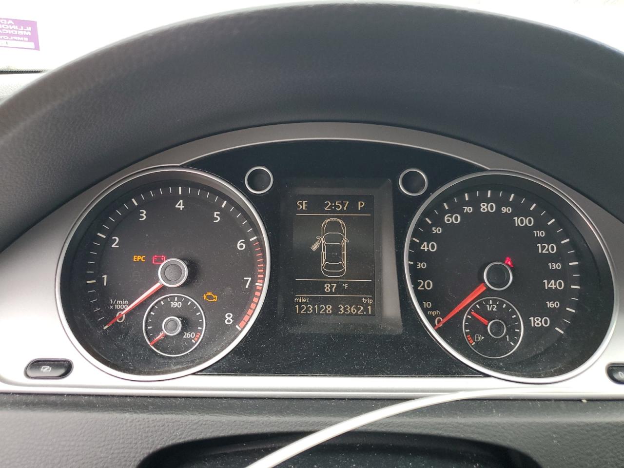 2012 Volkswagen Cc Sport VIN: WVWMN7AN7CE516269 Lot: 81387485