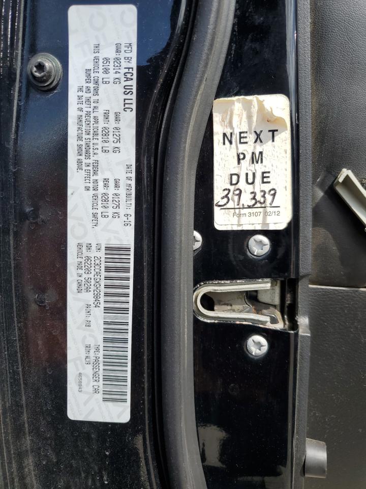 2016 Chrysler 300C VIN: 2C3CCAEGXGH298454 Lot: 83768405