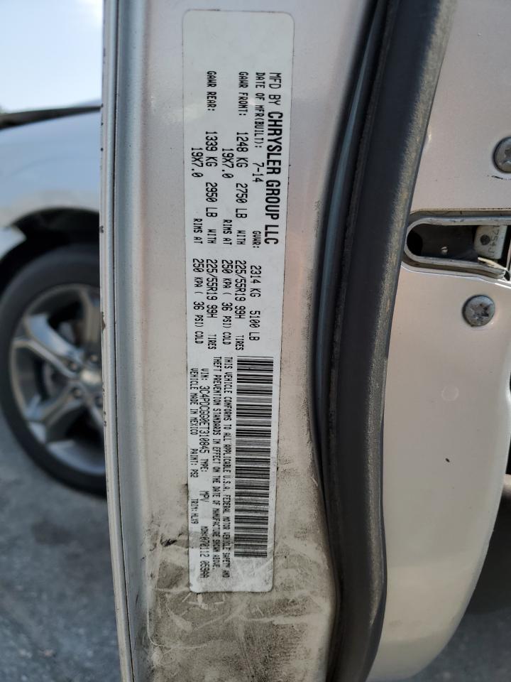 2014 Dodge Journey Crossroad VIN: 3C4PDCGG0ET310845 Lot: 80701705