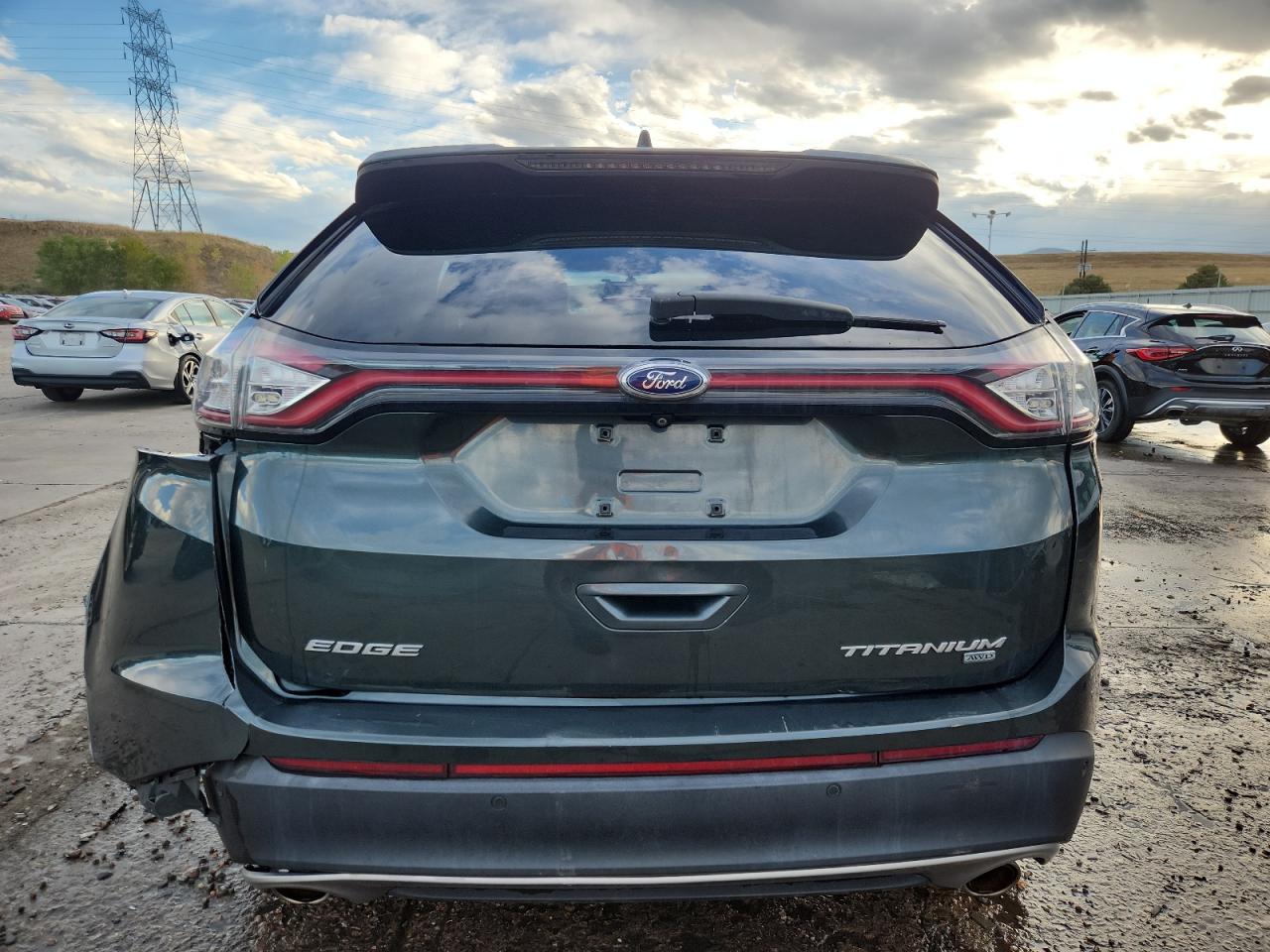 2015 Ford Edge Titanium VIN: 2FMTK4K86FBB13889 Lot: 84791815