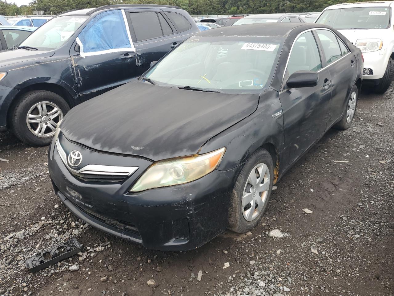 2011 Toyota Camry Hybrid black sedan hybrid 4T1BB3EK7BU142349 photo #1