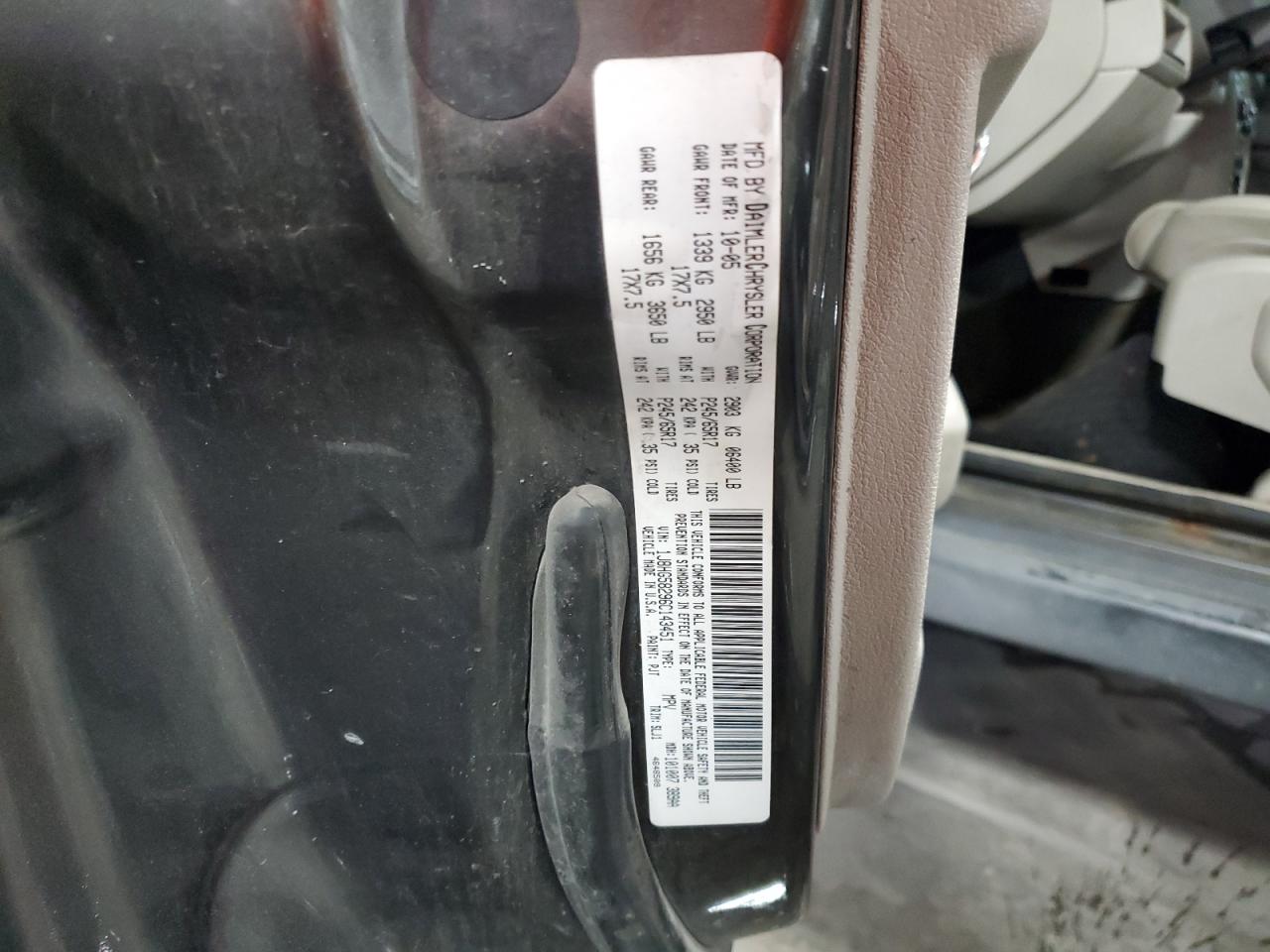 2006 Jeep Commander Limited VIN: 1J8HG58296C143451 Lot: 81015025