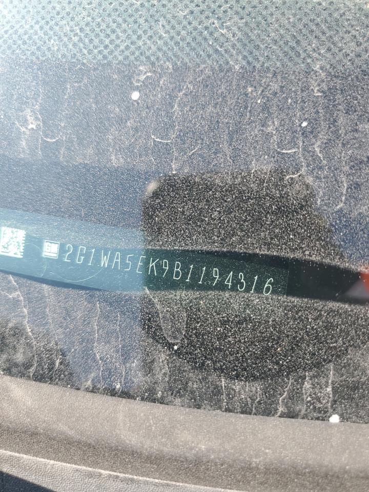 2011 Chevrolet Impala Ls VIN: 2G1WA5EK9B1194316 Lot: 80174245