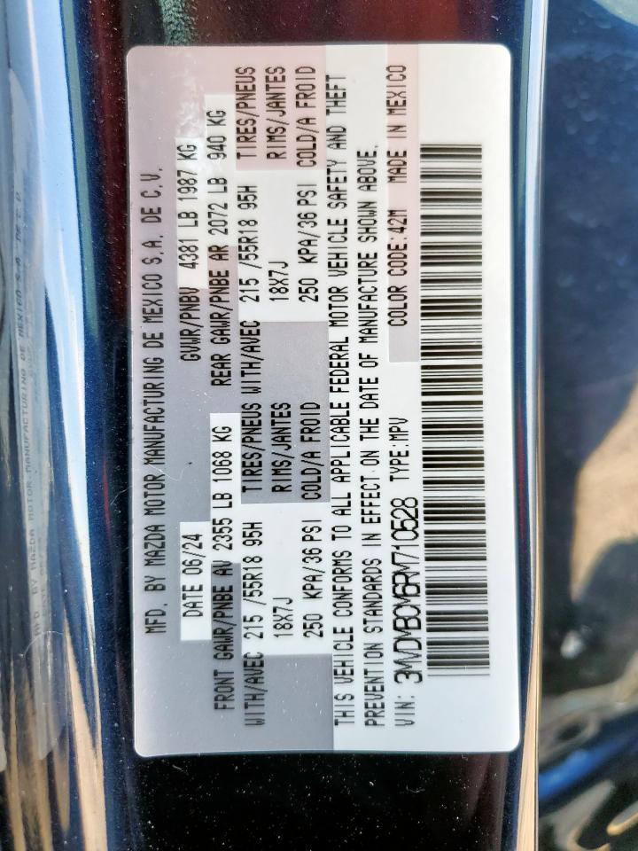 2024 Mazda Cx-30 Preferred VIN: 3MVDMBCM6RM710528 Lot: 71292005