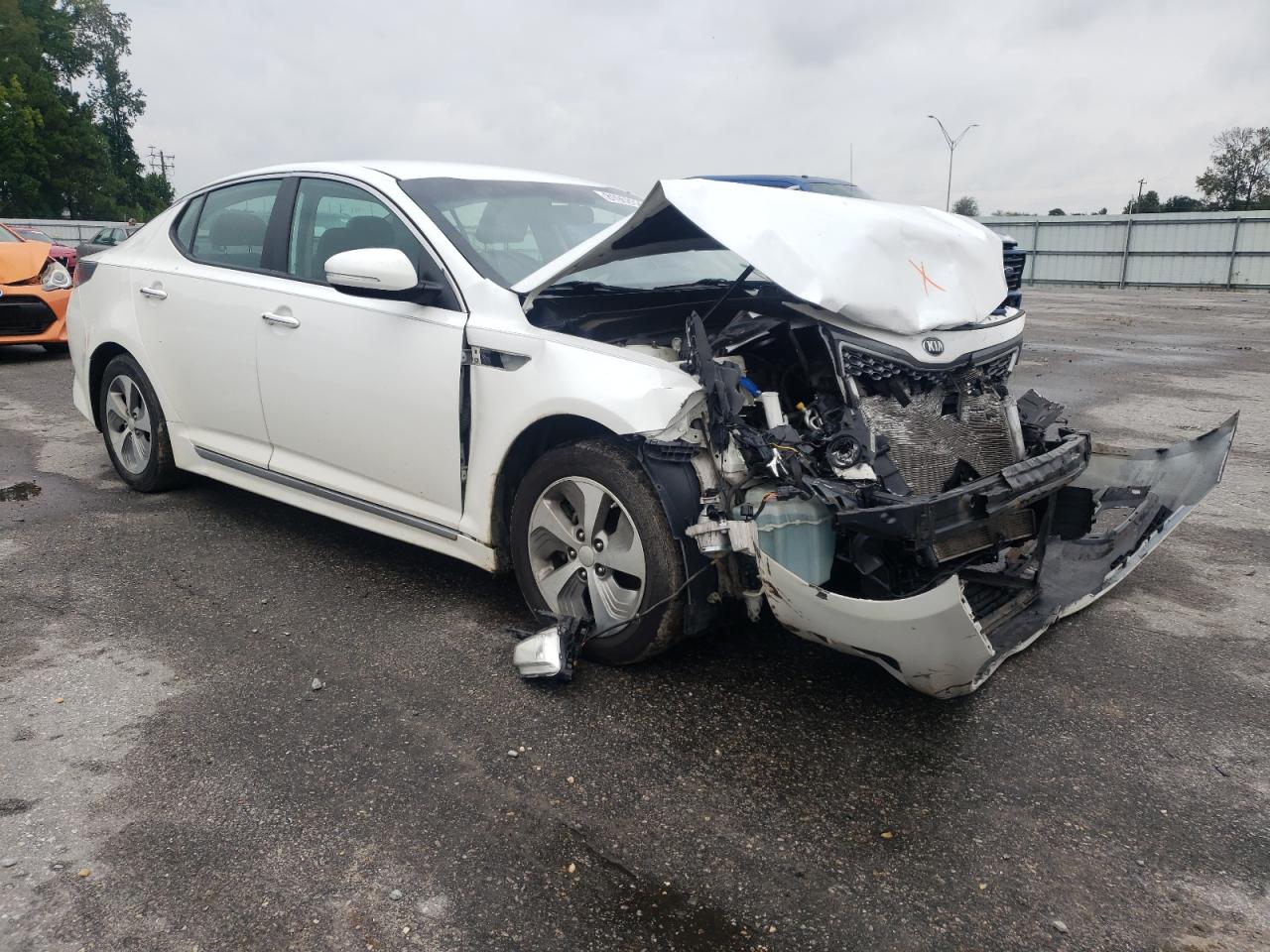 2015 Kia Optima Hybrid VIN: KNAGM4AD4F5090497 Lot: 81958525