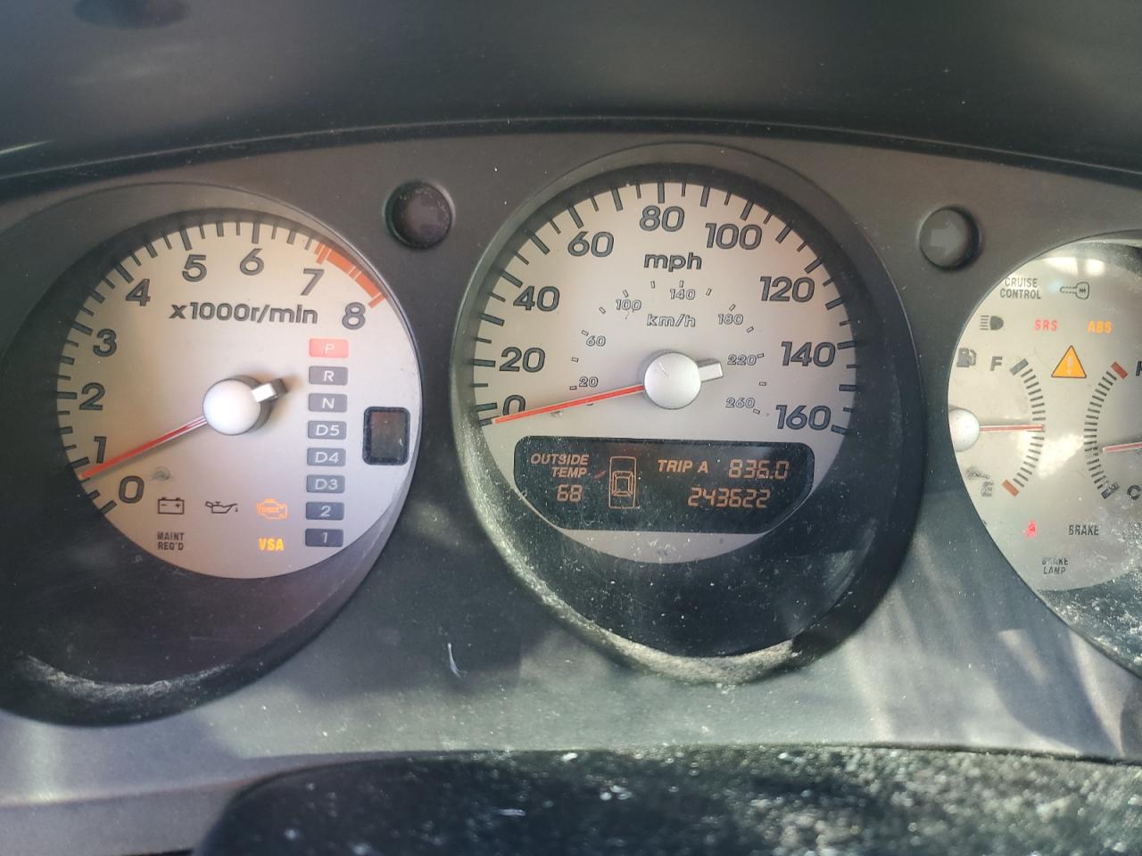 2001 Acura 3.2Cl Type-S VIN: 19UYA42641A020435 Lot: 71605765