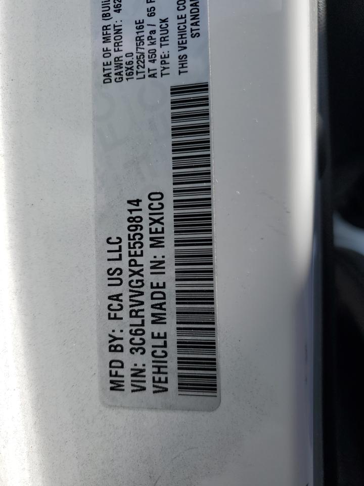 2023 Ram Promaster 2500 2500 Standard VIN: 3C6LRVVGXPE559814 Lot: 80218925