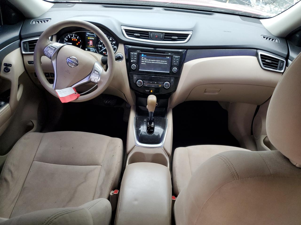 2015 Nissan Rogue S VIN: KNMAT2MV1FP557917 Lot: 81630145