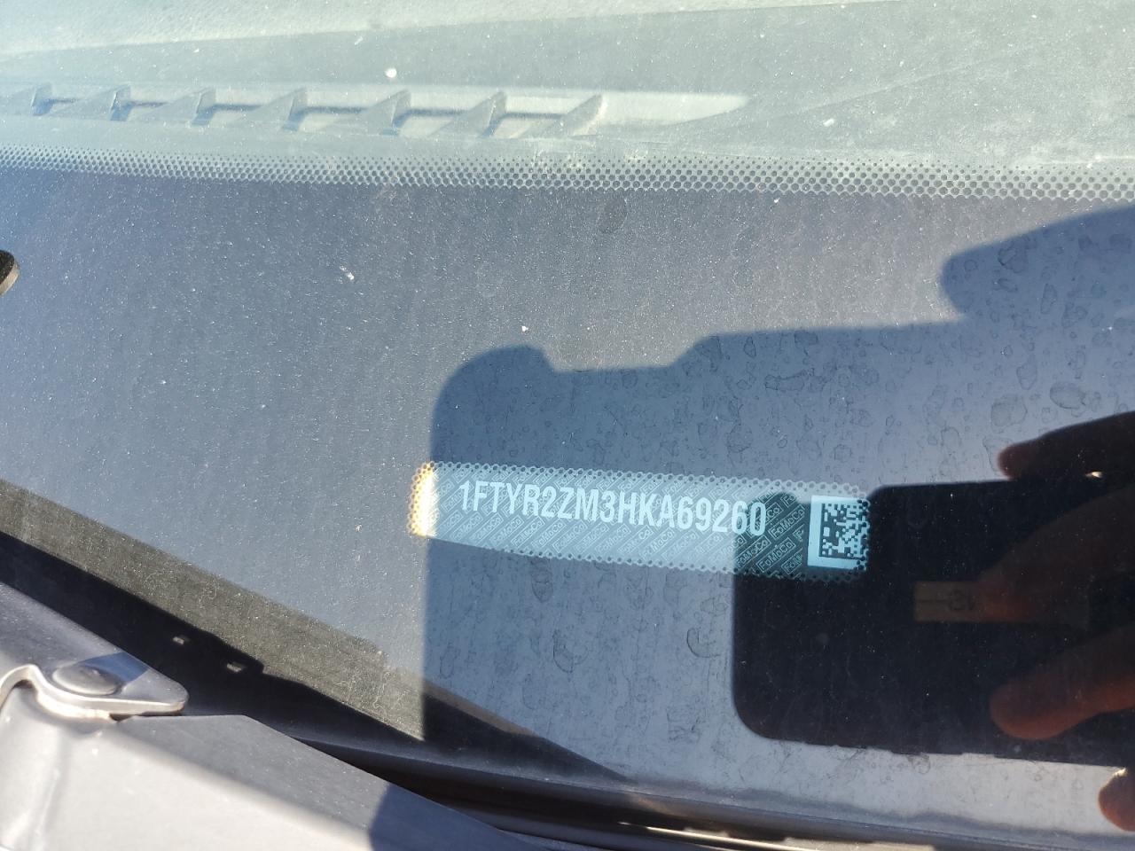 2017 Ford Transit T-250 VIN: 1FTYR2ZM3HKA69260 Lot: 80616675