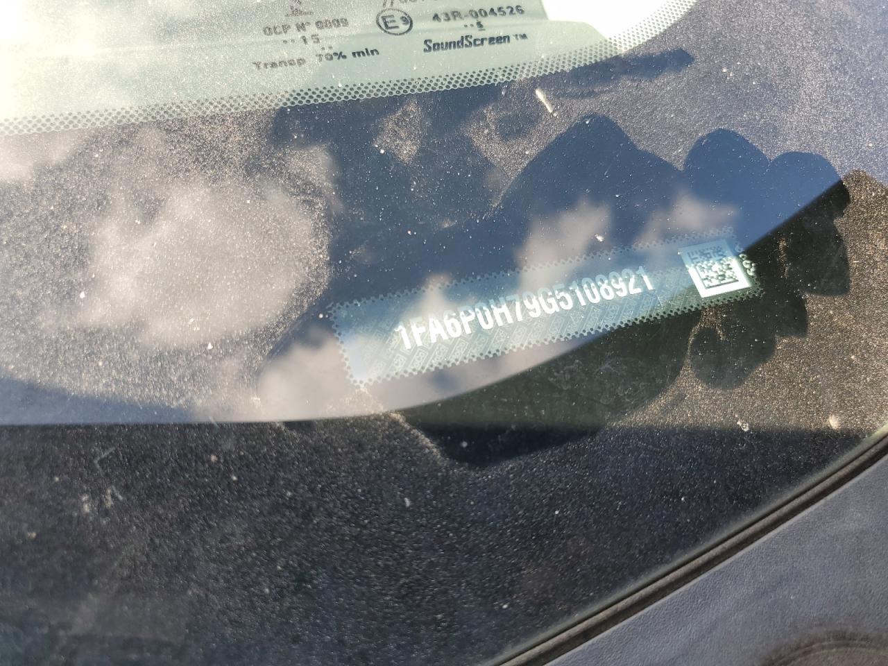 2016 Ford Fusion Se VIN: 1FA6P0H79G5108921 Lot: 72031005