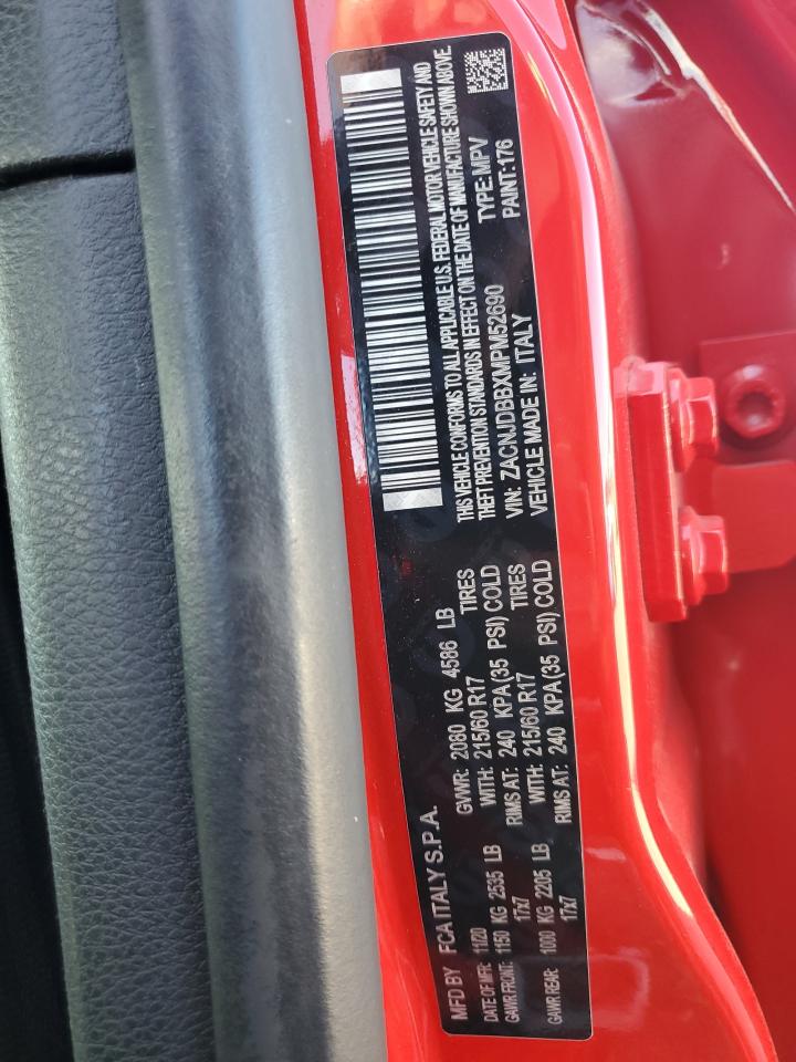 2021 Jeep Renegade Latitude VIN: ZACNJDBBXMPM52690 Lot: 70768775