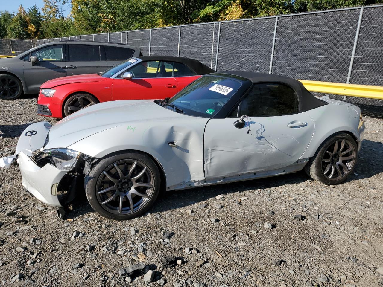 JM1NDAC74H0124180 MAZDA MX5 2017 SILVER Photo 1