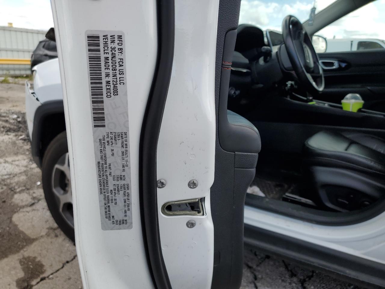 2022 Jeep Compass Trailhawk VIN: 3C4NJDDB1NT234003 Lot: 81379685