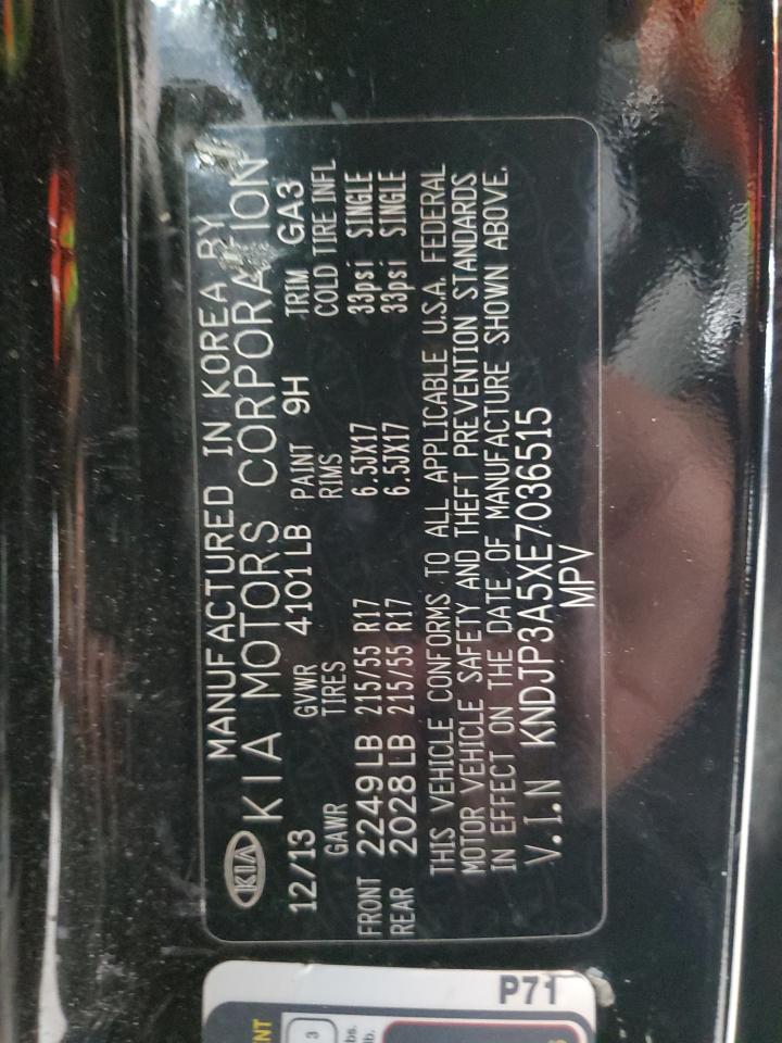 2014 Kia Soul + VIN: KNDJP3A5XE7036515 Lot: 80943265