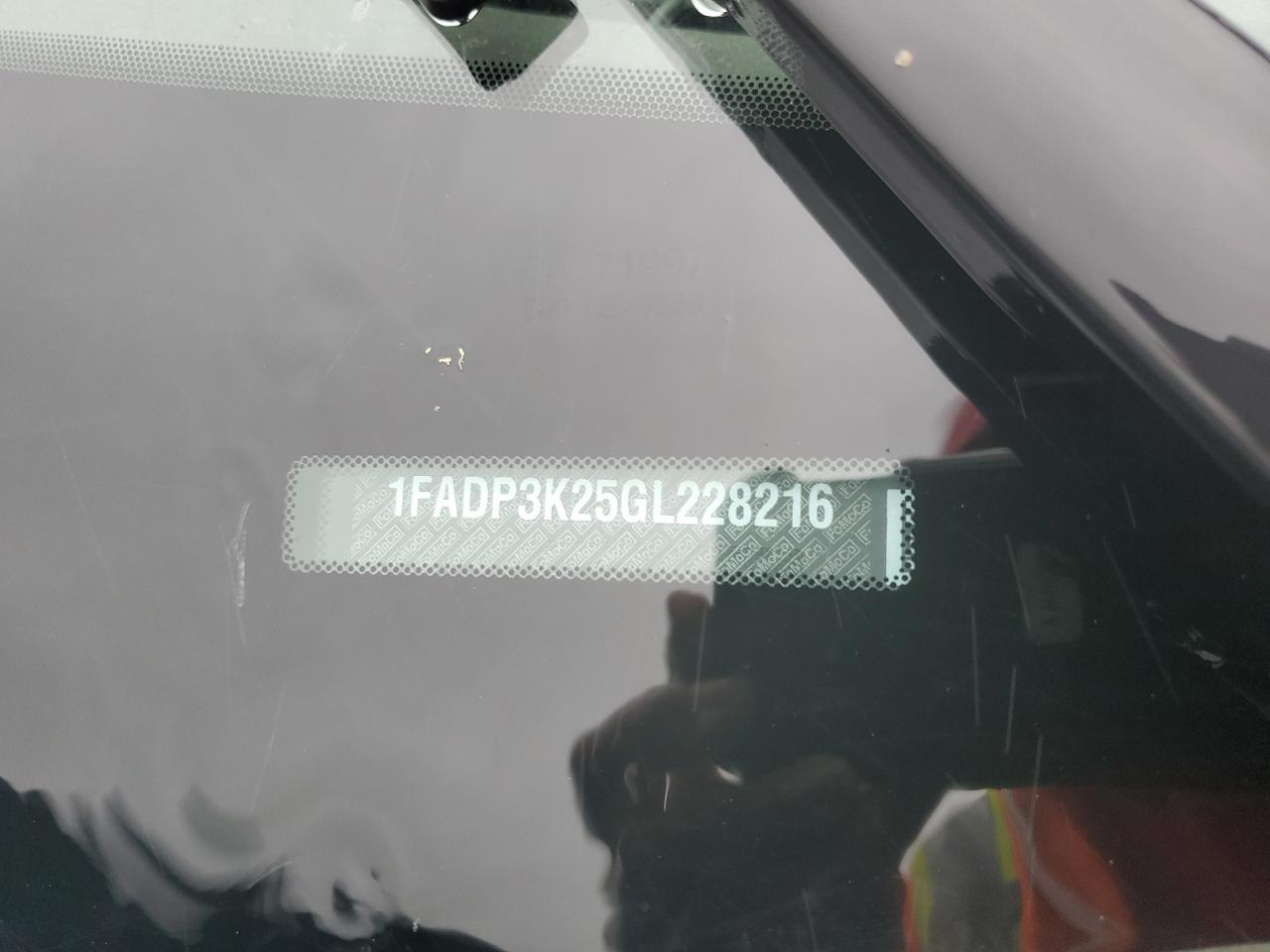 2016 Ford Focus Se VIN: 1FADP3K25GL228216 Lot: 80376465