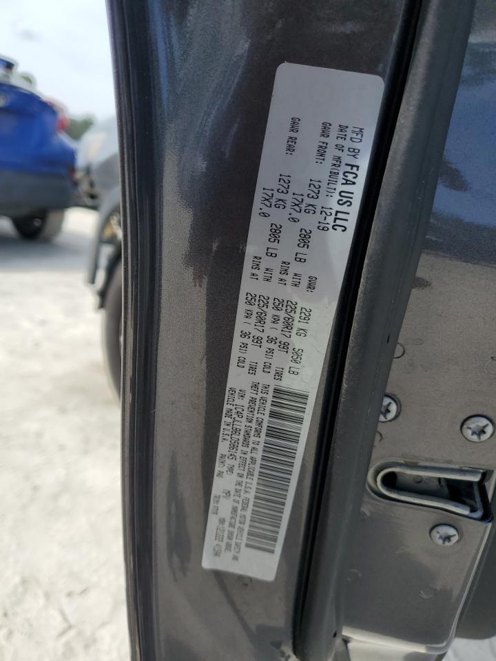 2020 Jeep Cherokee Latitude Plus VIN: 1C4PJLLB6LD586145 Lot: 80614295