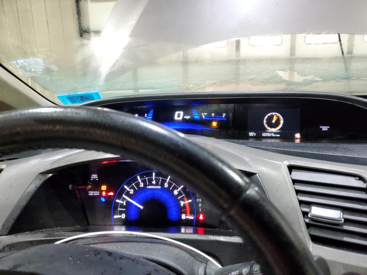 2012 Honda Civic Exl VIN: 19XFB2F99CE089696 Lot: 80434675