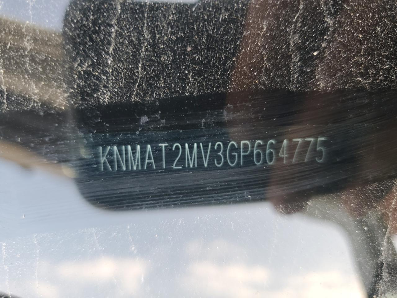 2016 Nissan Rogue S VIN: KNMAT2MV3GP664775 Lot: 71650885