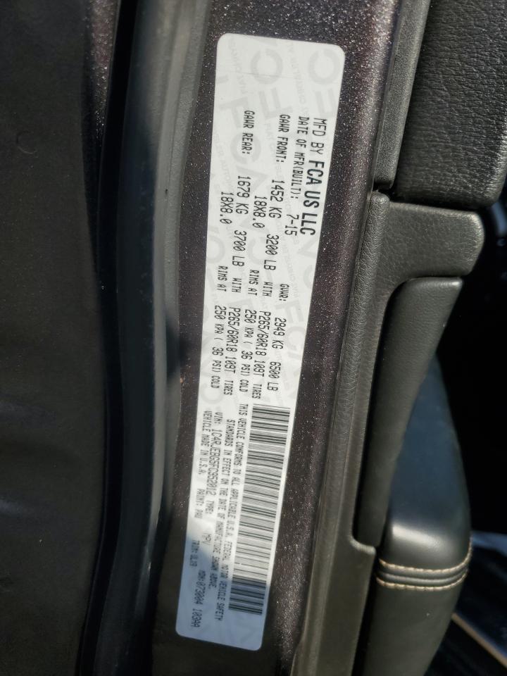 2015 Jeep Grand Cherokee Limited VIN: 1C4RJEBG5FC952012 Lot: 81471585