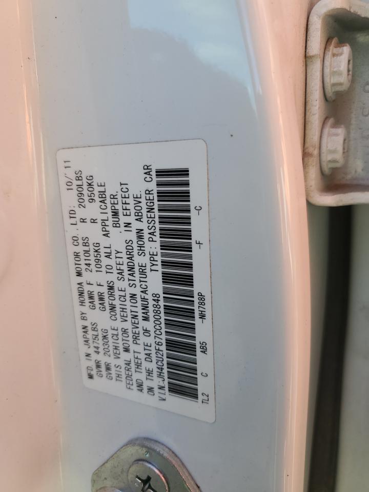 2012 Acura Tsx Tech VIN: JH4CU2F67CC008848 Lot: 71439135